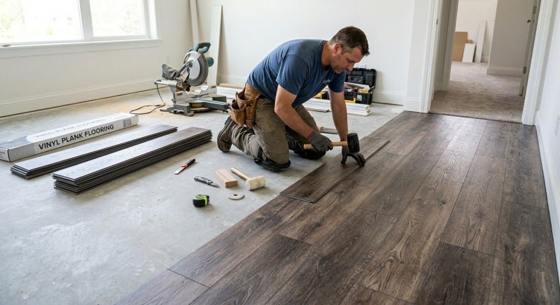 Linoleum Floor Installation in Lakeside, CA