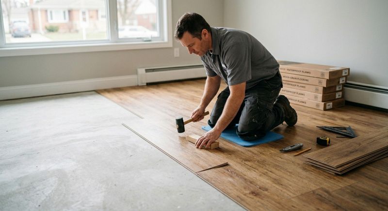 Linoleum Floor Installation in Solana Beach, CA