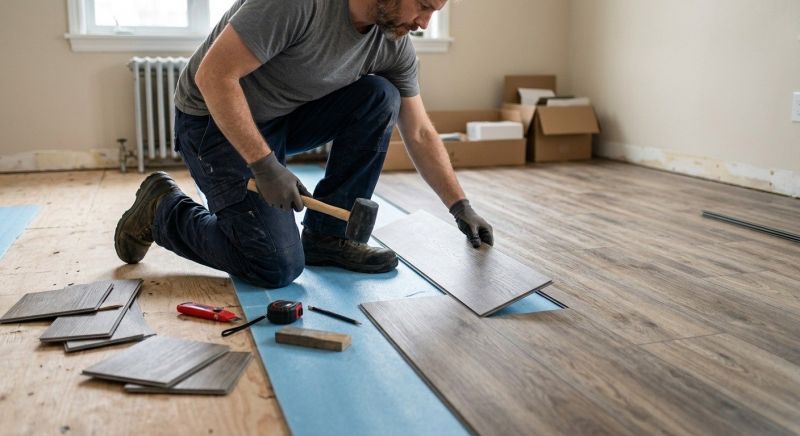 Linoleum Floor Installation in Solana Beach, CA