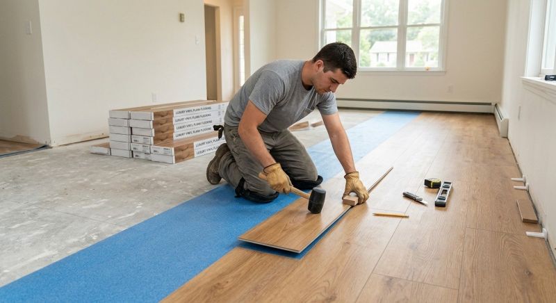 Luxury Vinyl Tile Installation in Ramona, CA