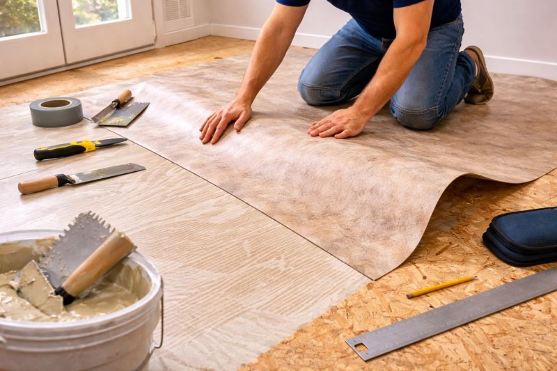 Sheet Flooring Installation in Poway, CA
