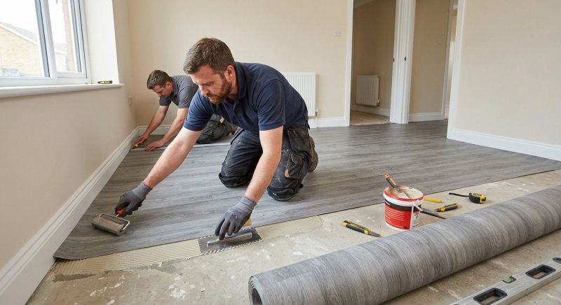 Sheet Linoleum Installation in Lemon Grove, CA