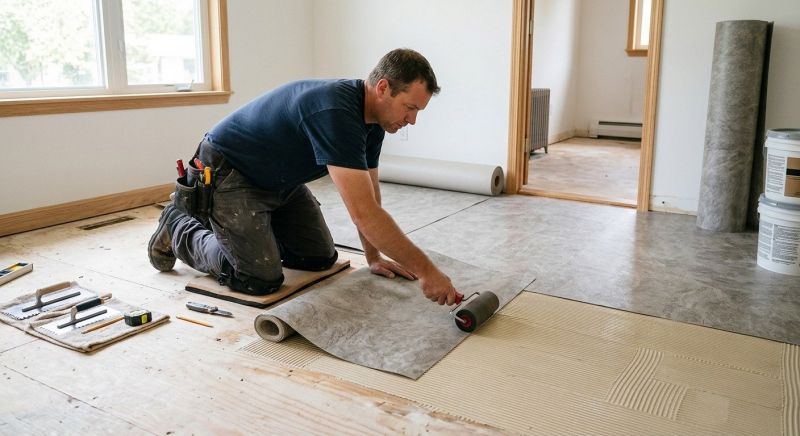 Sheet Vinyl Installation in Encinitas, CA